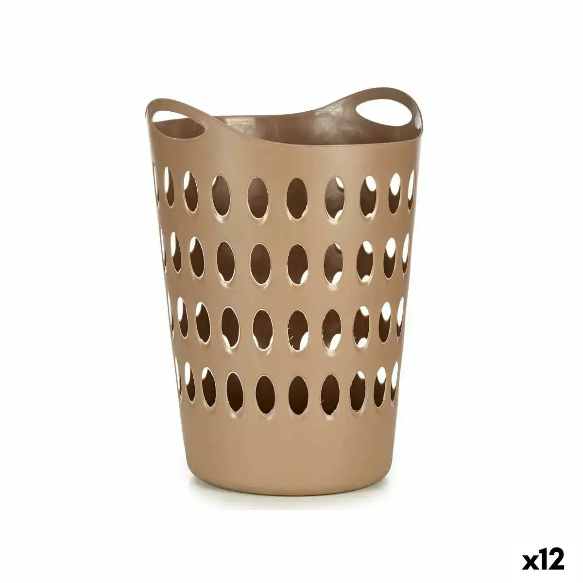 Panier a linge beige plastique 50 l 44 x 56 x 41 cm 12 unites _1341. DIAYTAR COTE D'IVOIRE - Votre Plateforme Shopping de Confiance. Naviguez à travers nos rayons et choisissez des produits fiables qui répondent à vos besoins quotidiens.