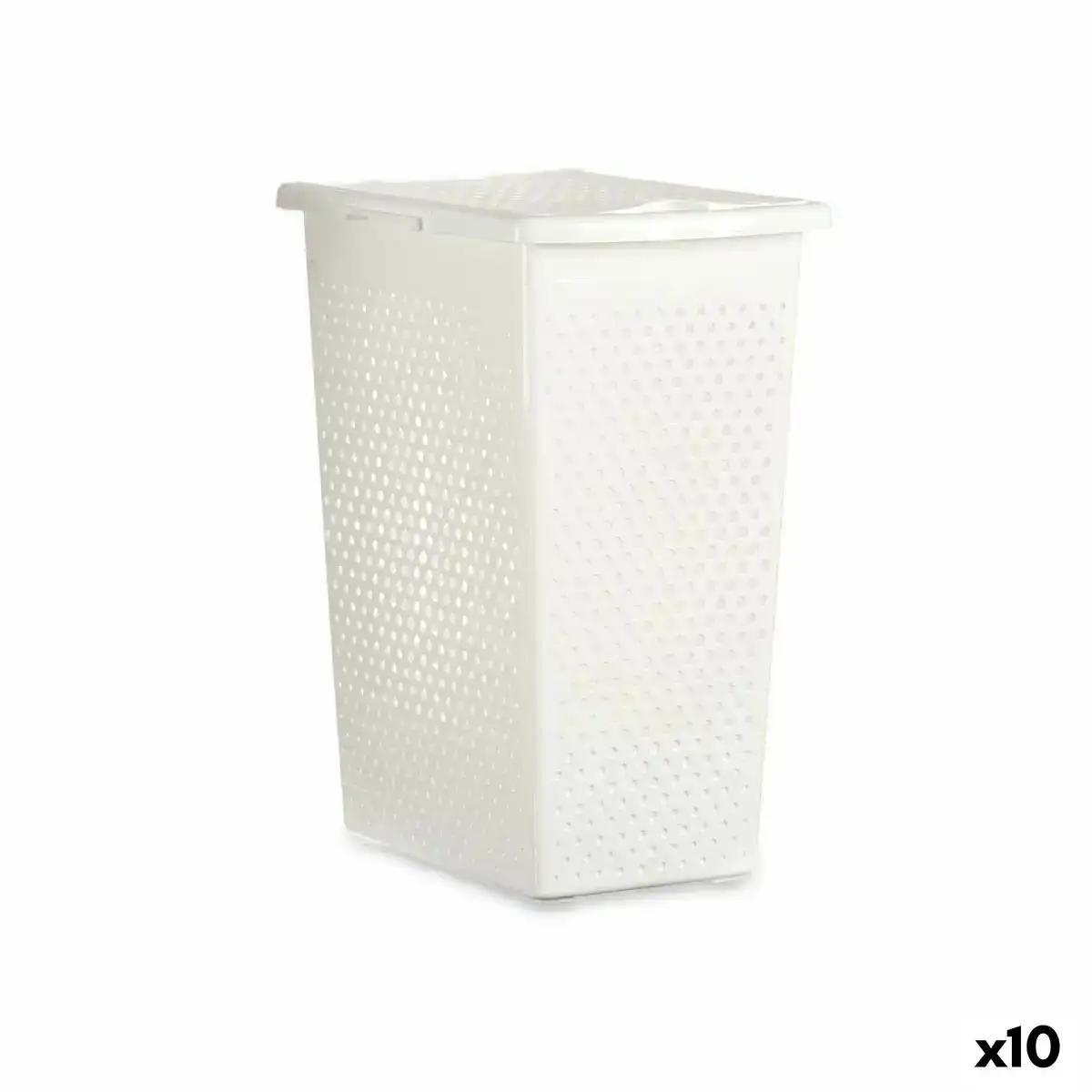 Panier a linge blanc plastique 38 l 27 5 x 49 5 x 38 cm 10 unites _2216. Bienvenue sur DIAYTAR COTE D'IVOIRE - Où Choisir est un Voyage Passionnant. Plongez dans notre catalogue et trouvez des produits qui révèlent la diversité et la beauté du Côte d'Ivoire.