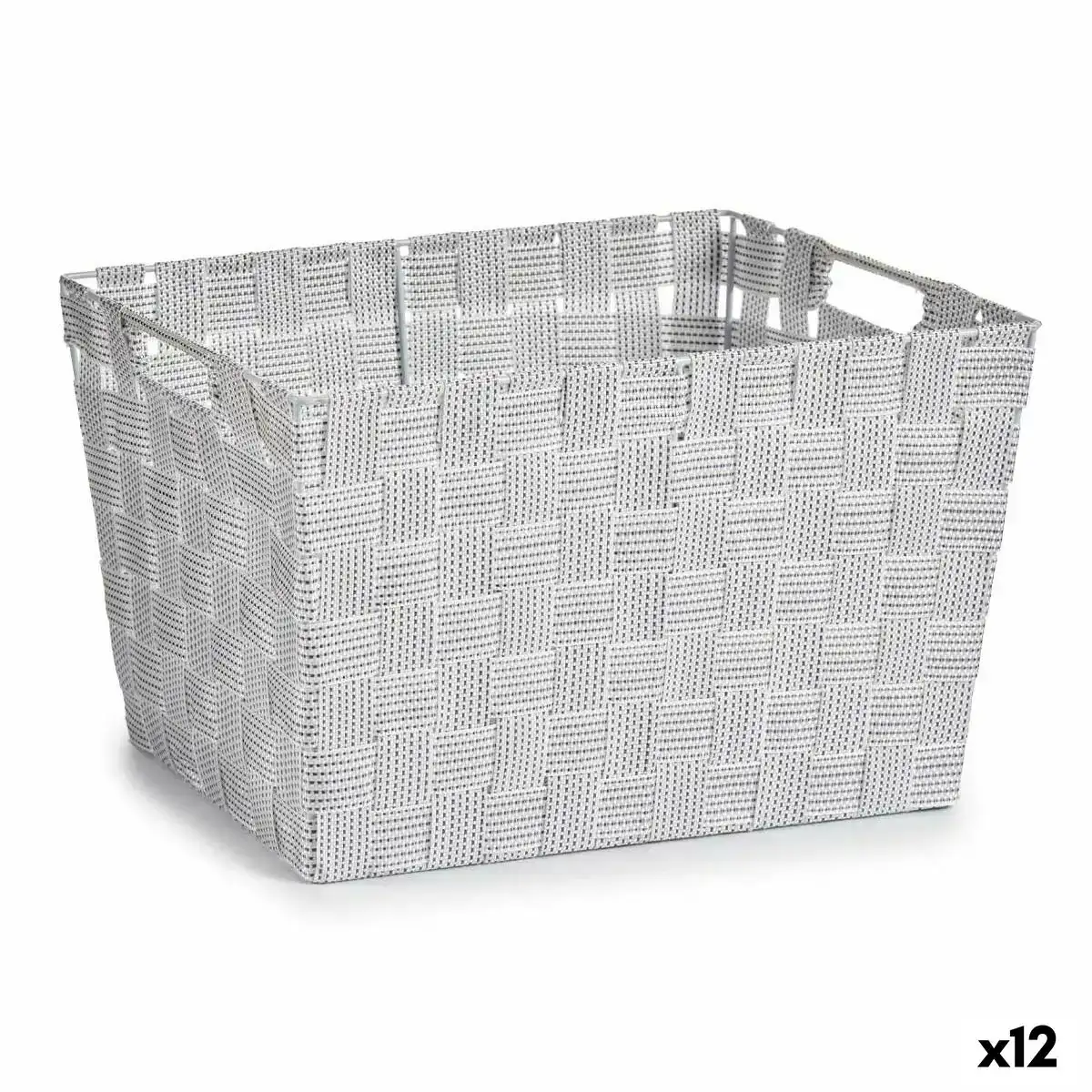 Panier a linge blanc tissu 10 l 25 x 20 x 35 cm 12 unites _5163. DIAYTAR COTE D'IVOIRE - Votre Passage Vers l'Excellence Shopping. Découvrez un catalogue en ligne qui offre une expérience d'achat exceptionnelle, avec des produits soigneusement sélectionnés pour satisfaire tous les goûts.