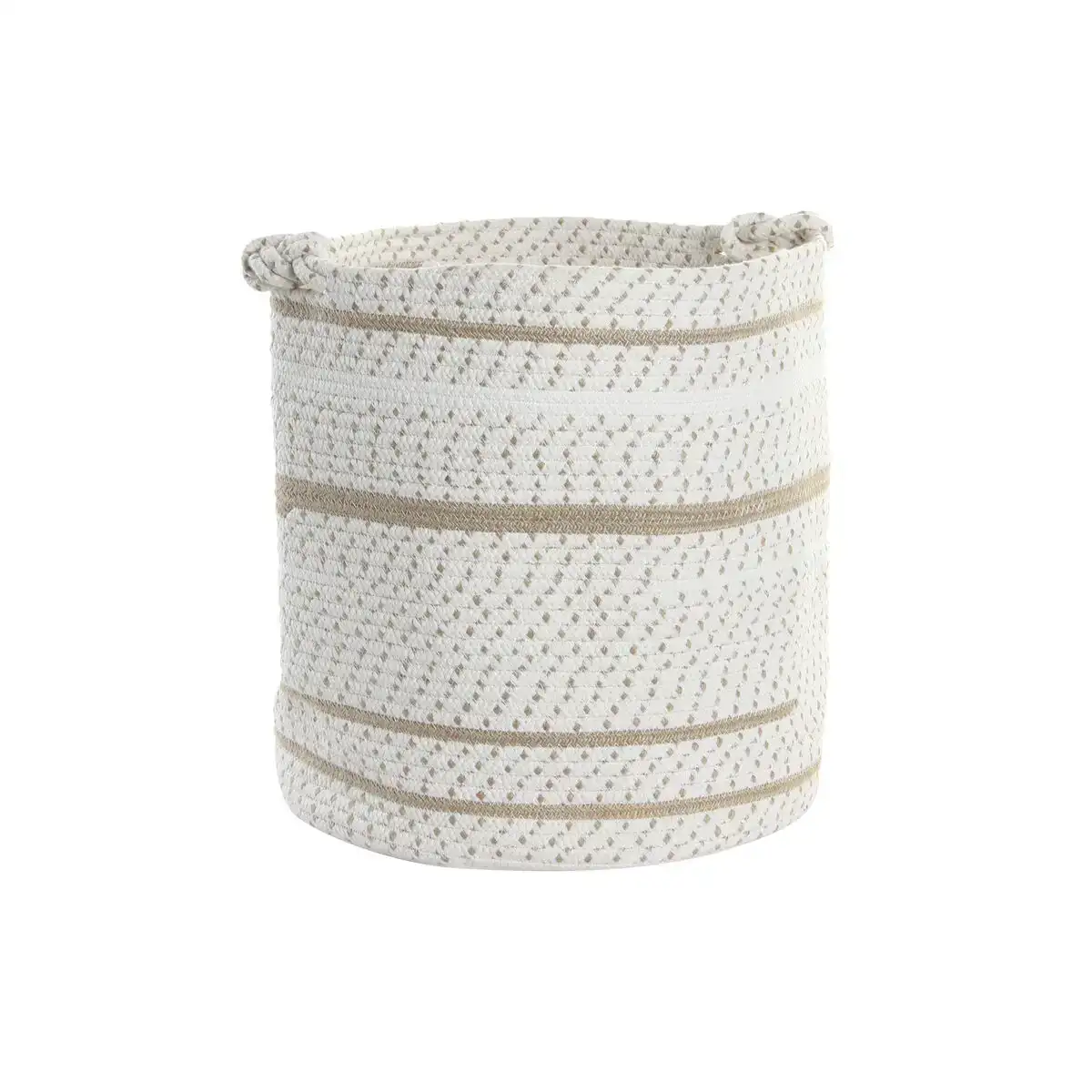 Panier a linge dkd home decor naturel marron coton jute 42 x 42 x 45 cm _1267. DIAYTAR COTE D'IVOIRE - L'Art de Vivre le Shopping en Ligne. Découvrez notre plateforme intuitive et trouvez des produits qui vous inspirent et vous enchantent, à chaque clic.