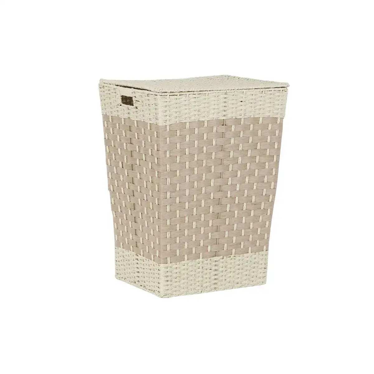 Panier à linge DKD Home Decor Naturel Tressé Métal Fibre (43 x 35 x 59 cm)