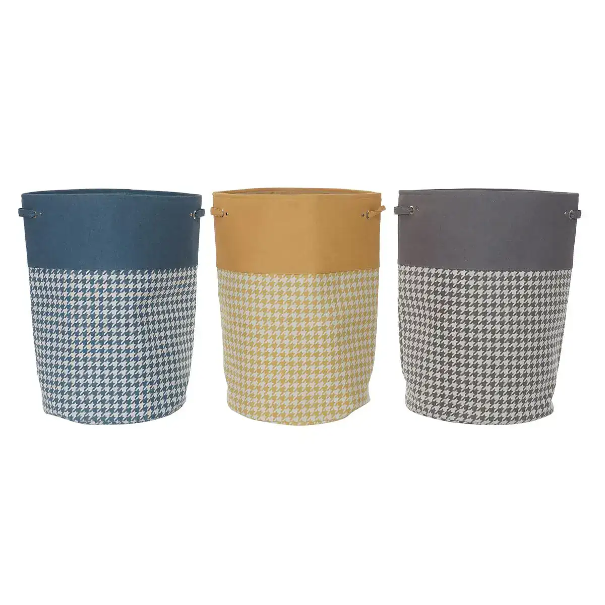 Panier a linge dkd home decor pied de coq metal jaune bleu gris multicouleur 30 x 40 cm 40 x 40 x 60 cm 3 unites _1180. DIAYTAR COTE D'IVOIRE - L'Art du Shopping Sublime. Naviguez à travers notre catalogue et choisissez parmi des produits qui ajoutent une touche raffinée à votre vie quotidienne.