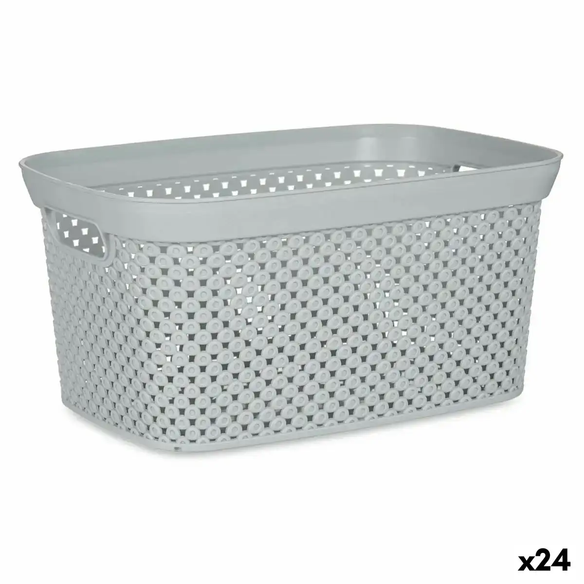 Panier a linge gris plastique 10 l 24 x 17 x 35 cm 24 unites _9278. DIAYTAR COTE D'IVOIRE - Votre Plateforme pour un Shopping Inspiré. Explorez nos offres variées et découvrez des articles qui stimulent votre créativité et embellissent votre vie.