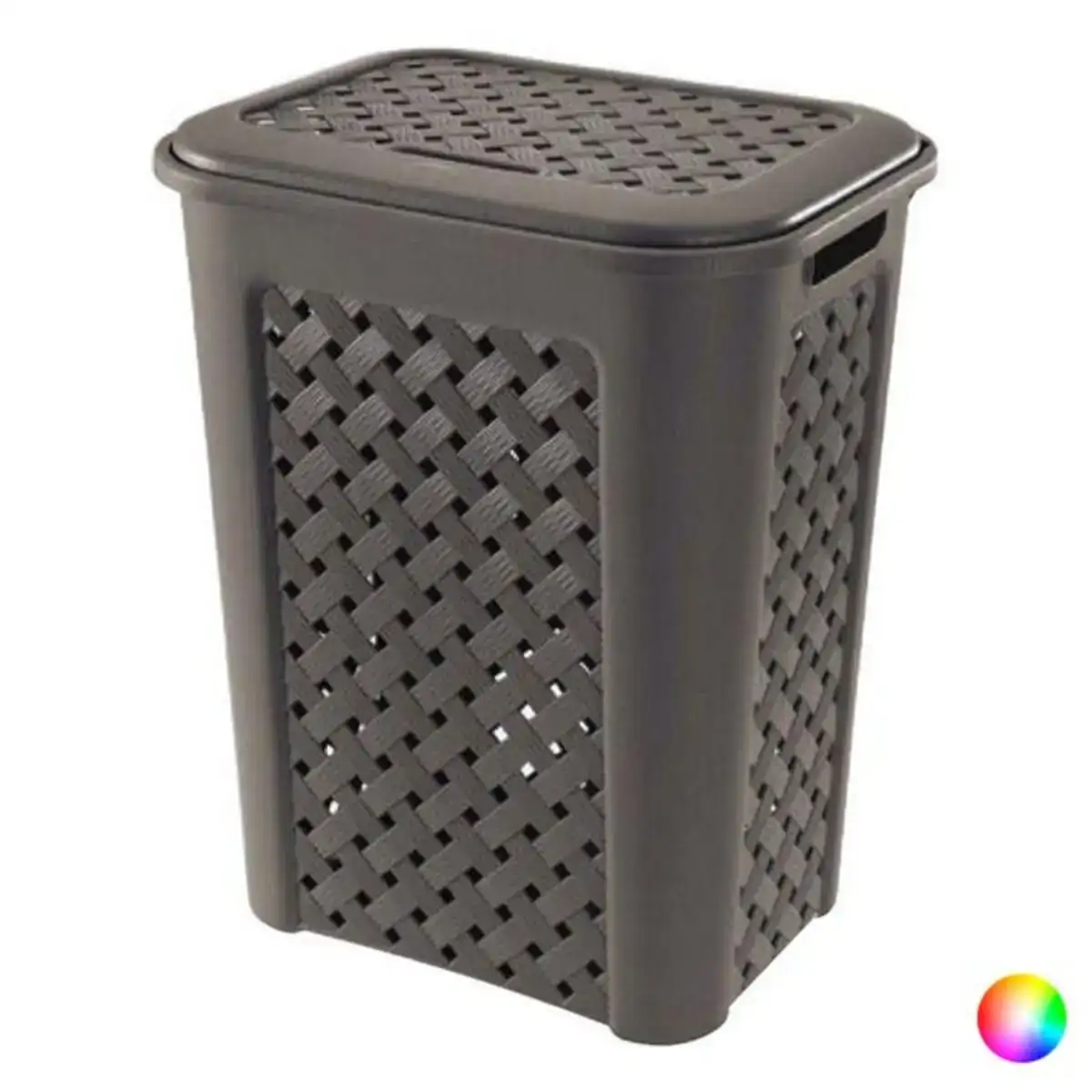 Panier a linge tontarelli 30 l 38 x 28 x 46 cm _6264. DIAYTAR COTE D'IVOIRE - Votre Passage vers le Raffinement. Plongez dans notre univers de produits exquis et choisissez des articles qui ajoutent une touche de sophistication à votre vie.