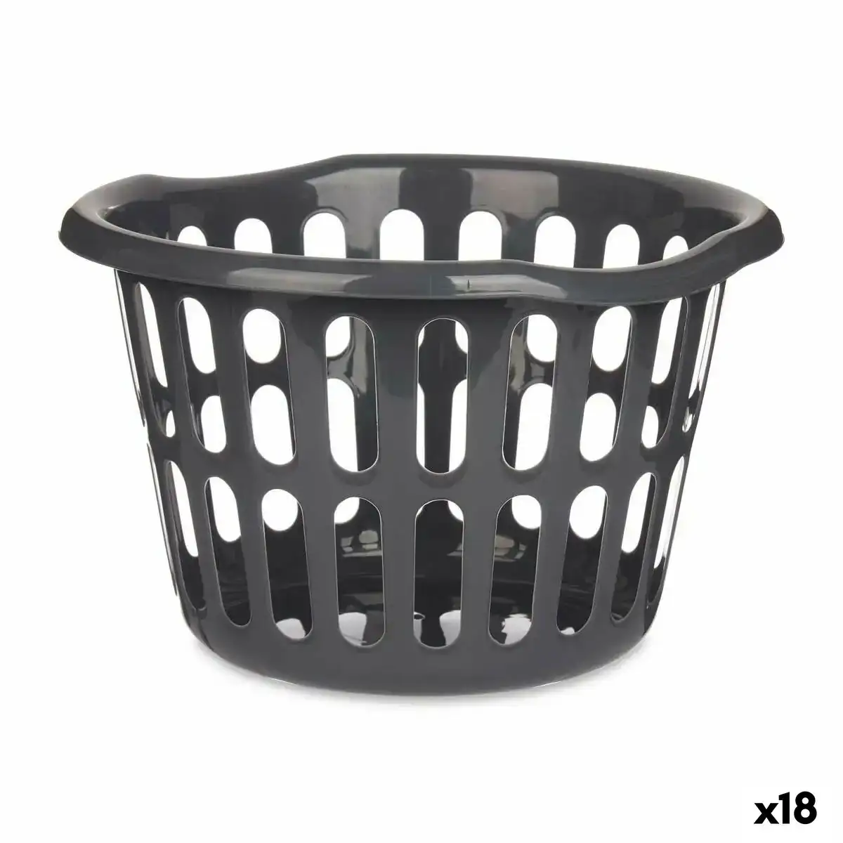 Panier anthracite polypropylene 27 l 40 x 25 x 40 cm 18 unites _9847. Votre Destination de Choix: DIAYTAR COTE D'IVOIRE - Où l'Authenticité Rencontre la Commodité. Faites l'expérience de magasiner en ligne pour des articles qui incarnent la richesse culturelle et la modernité du Côte d'Ivoire.