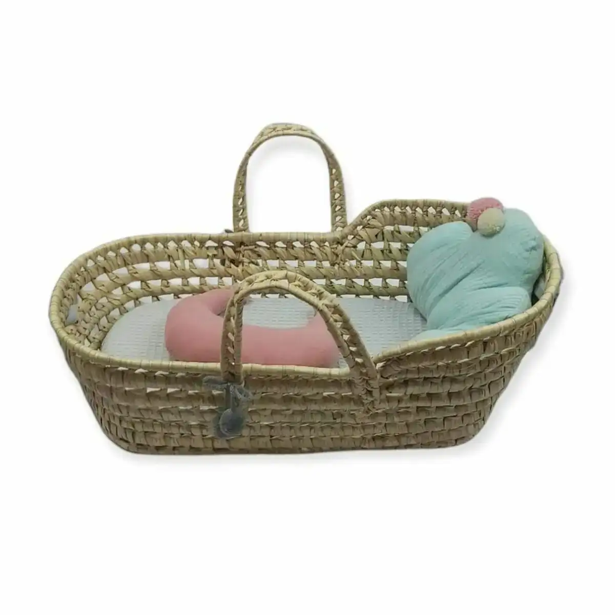 Panier avec un coussin berjuan 2000 22_7055. DIAYTAR COTE D'IVOIRE - Où Chaque Détail Fait la Différence. Parcourez notre sélection soignée et choisissez des articles qui rehaussent votre quotidien, du fonctionnel à l'esthétique.