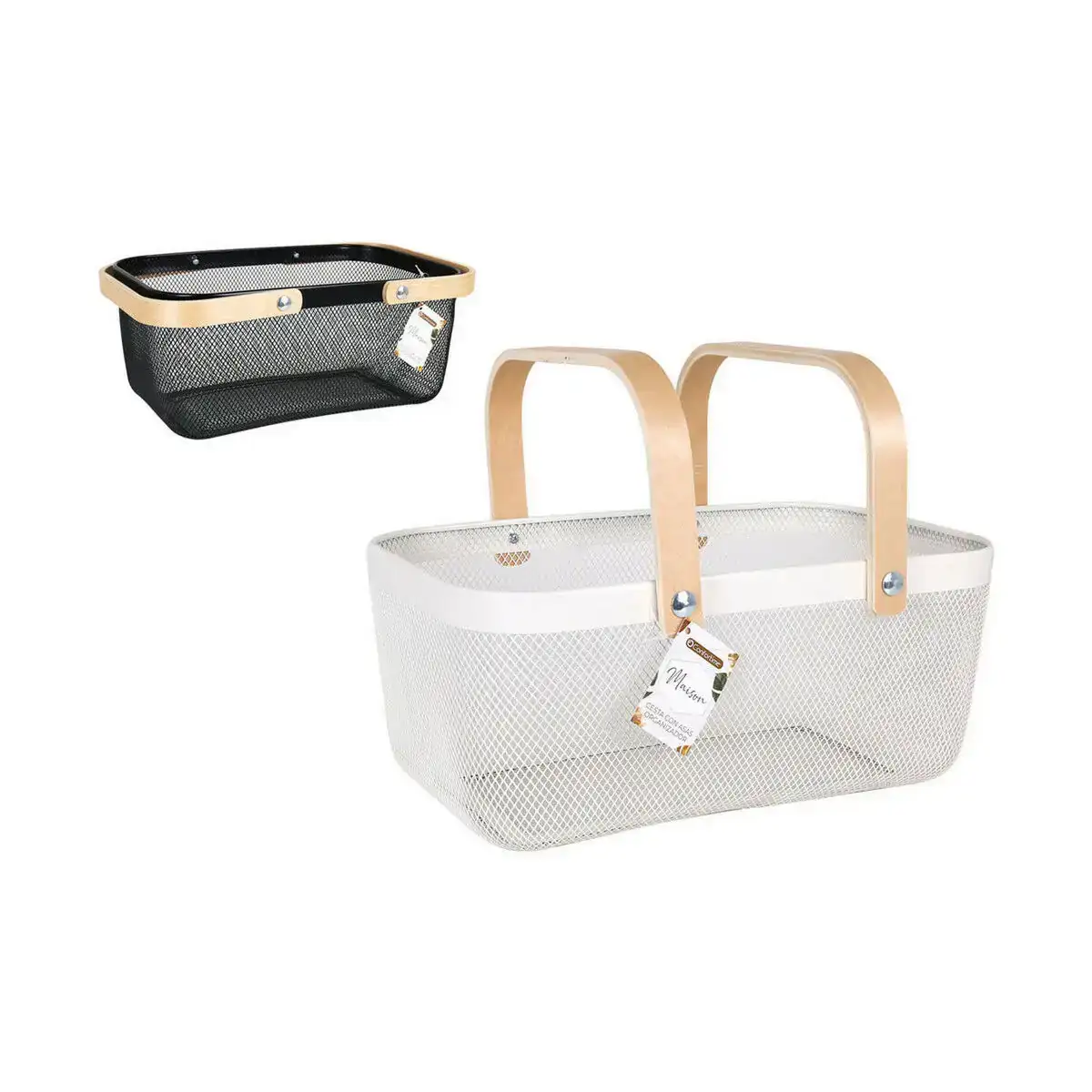 Panier confortime 40 x 24 5 x 17 5 cm_7212. Votre Destination de Choix: DIAYTAR COTE D'IVOIRE - Où l'Authenticité Rencontre la Commodité. Faites l'expérience de magasiner en ligne pour des articles qui incarnent la richesse culturelle et la modernité du Côte d'Ivoire.