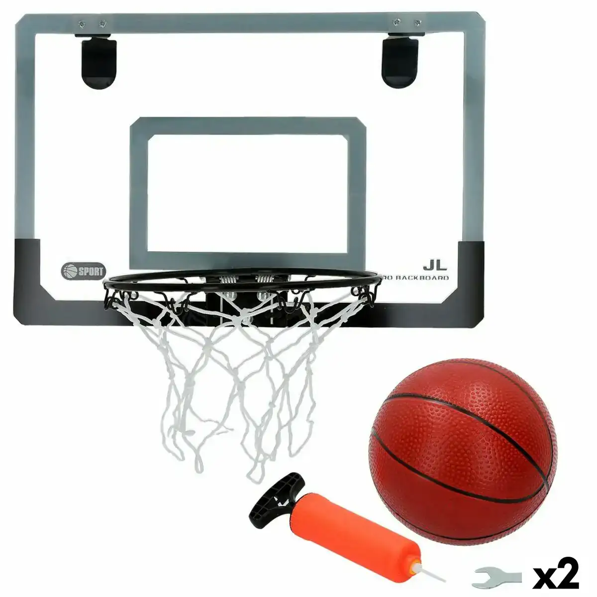 Panier de basket colorbaby sport 45 5 x 30 5 x 41 cm 2 unites _3751. DIAYTAR COTE D'IVOIRE - Votre Pass vers la Découverte. Explorez notre boutique en ligne et plongez dans un voyage à travers des produits authentiques et contemporains, tous réunis sous un même toit.