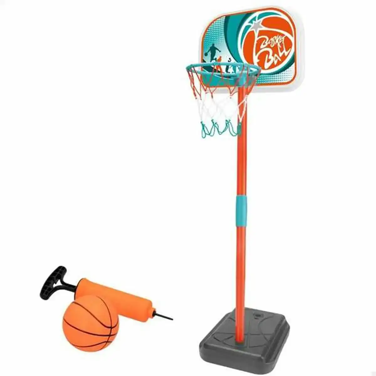 Panier de basket intex ballon gonflable 106 x 33 x 29 cm_9853. DIAYTAR COTE D'IVOIRE - Où la Tradition s'Harmonise avec le Moderne. Parcourez notre gamme diversifiée et choisissez des produits qui révèlent l'âme du Côte d'Ivoire.