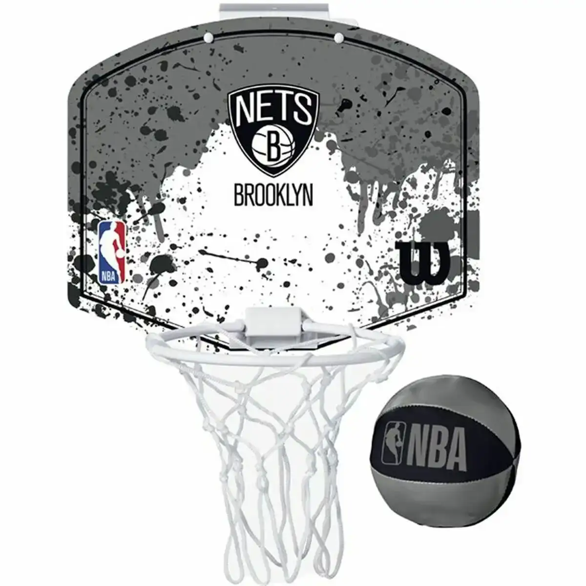 Panier de basket wilson brooklyn nets mini gris_2765. DIAYTAR COTE D'IVOIRE - Où le Shopping Devient une Aventure Culturelle. Plongez dans notre univers de produits qui célèbrent l'héritage et l'artisanat du Côte d'Ivoire.