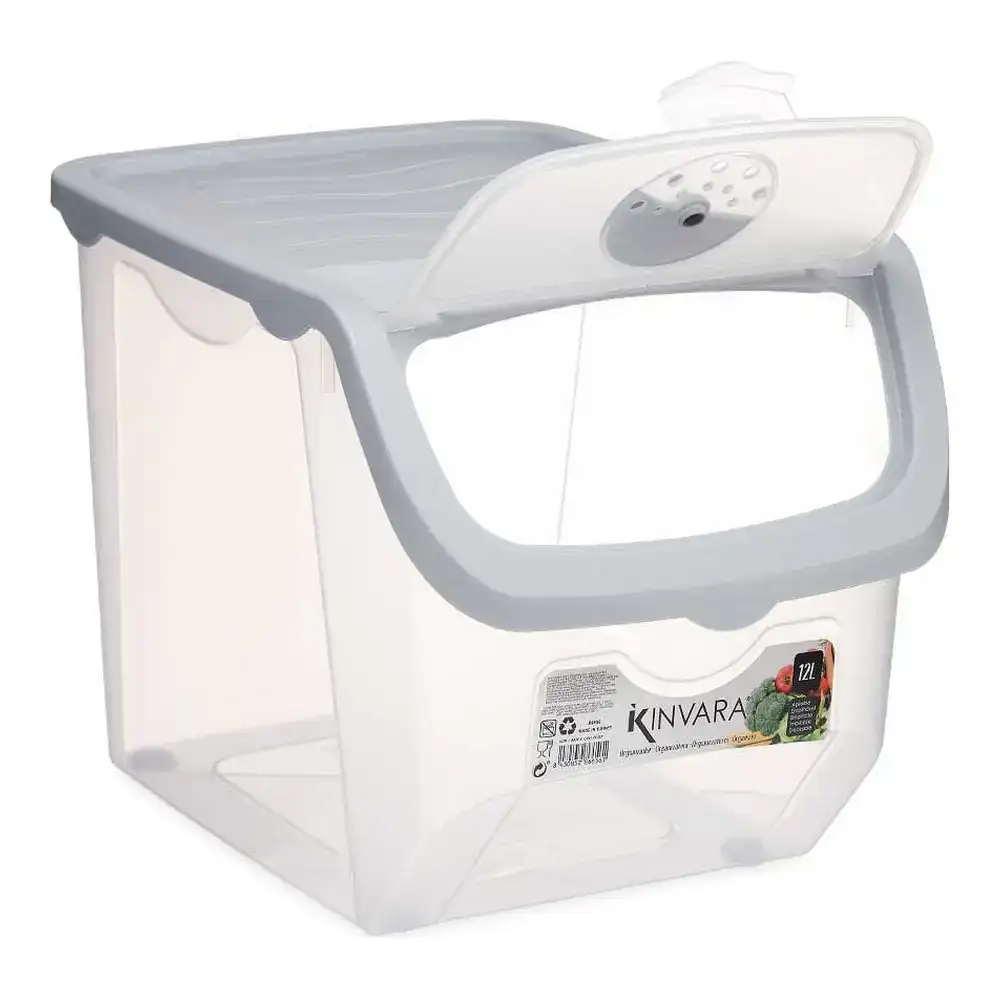 Panier de legumes gris transparent empilable plastique 12 l _4346. Bienvenue chez DIAYTAR COTE D'IVOIRE - Où Votre Shopping Prend Vie. Découvrez notre univers et dénichez des trésors qui ajoutent de la couleur à votre quotidien.