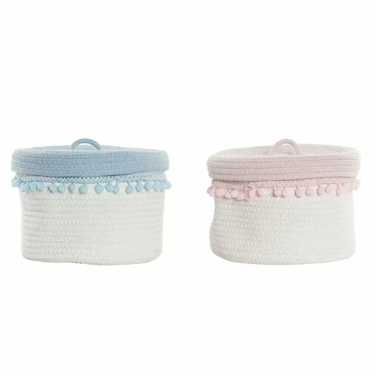 Panier dkd home decor 8424001855896 bleu ciel rose clair enfant 26 x 26 x 20 cm 2 unites _9410. Bienvenue chez DIAYTAR COTE D'IVOIRE - Votre Porte d'Accès à la Diversité. Découvrez notre boutique en ligne et choisissez parmi une pléthore d'articles qui célèbrent la richesse culturelle du Côte d'Ivoire et au-delà.