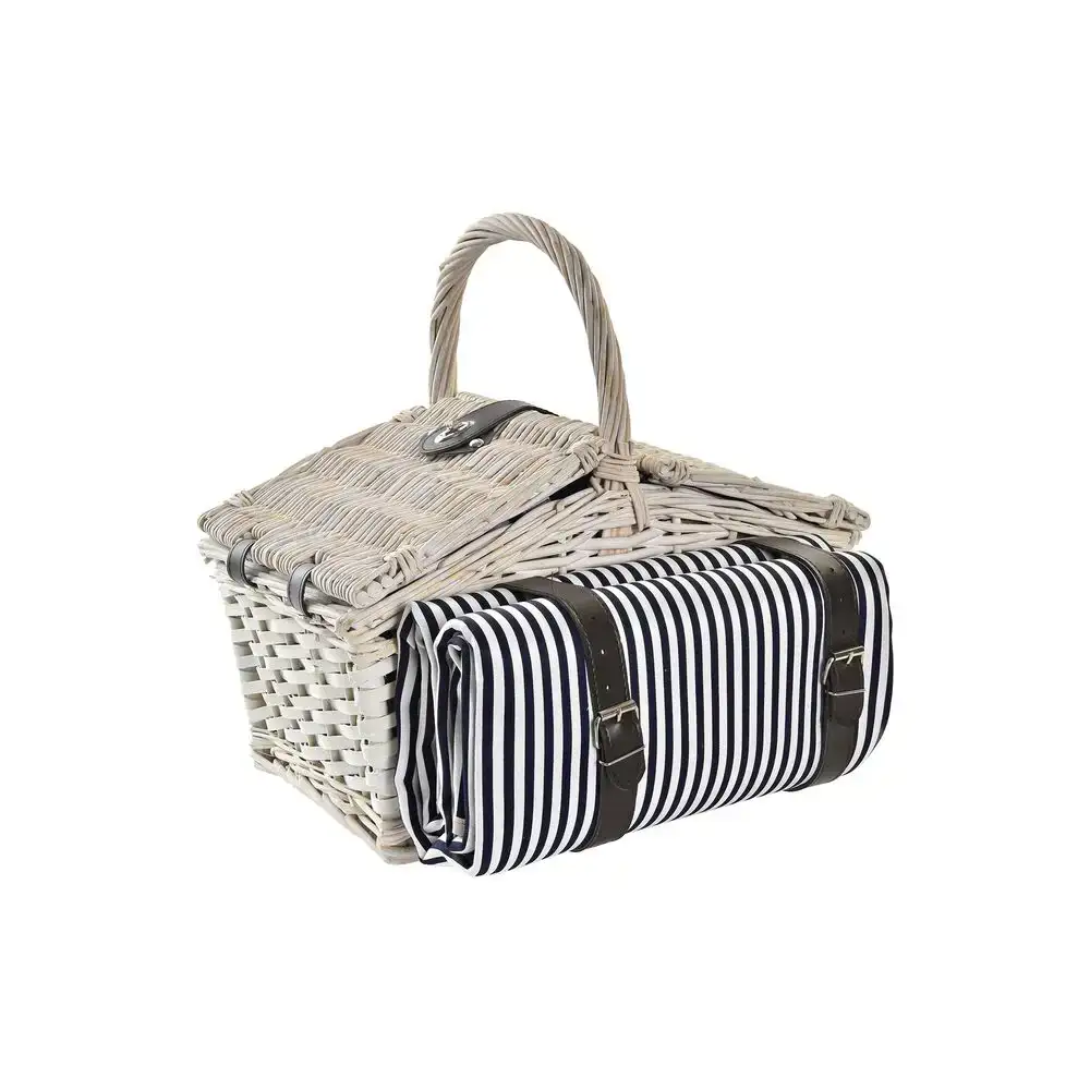 Panier dkd home decor osier pique nique bleu polyester blanc 40 x 40 x 42 cm _8110. Bienvenue sur DIAYTAR COTE D'IVOIRE - Où Chaque Détail compte. Plongez dans notre univers et choisissez des produits qui ajoutent de l'éclat et de la joie à votre quotidien.