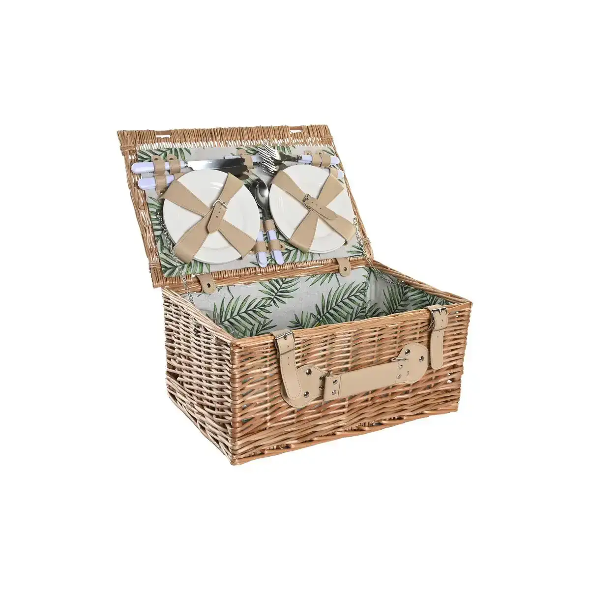 Panier dkd home decor pique nique naturel vert osier 44 x 30 x 22 cm _1129. Plongez dans l'Univers de DIAYTAR COTE D'IVOIRE - Où la Qualité et la Diversité se rencontrent. Parcourez nos rayons virtuels pour trouver des produits répondant à tous les besoins, du confort de votre foyer.