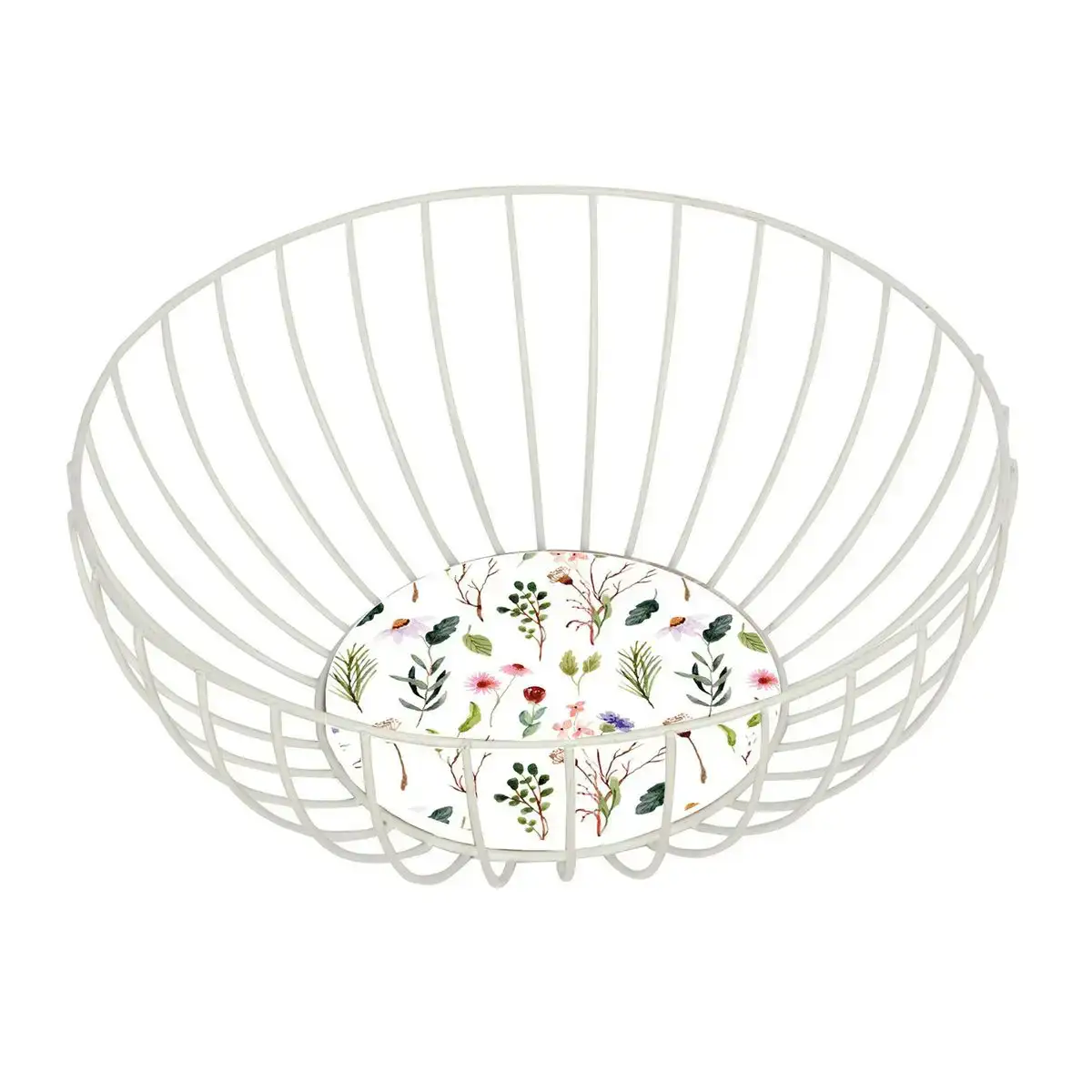 Panier en tige de metal versa sansa fleurs metal acier bois mdf 28 x 11 x 28 cm _7470. DIAYTAR COTE D'IVOIRE - Là où les Possibilités sont Infinies. Parcourez nos catégories et laissez-vous séduire par des produits qui enrichiront votre quotidien, du pratique à l'esthétique.