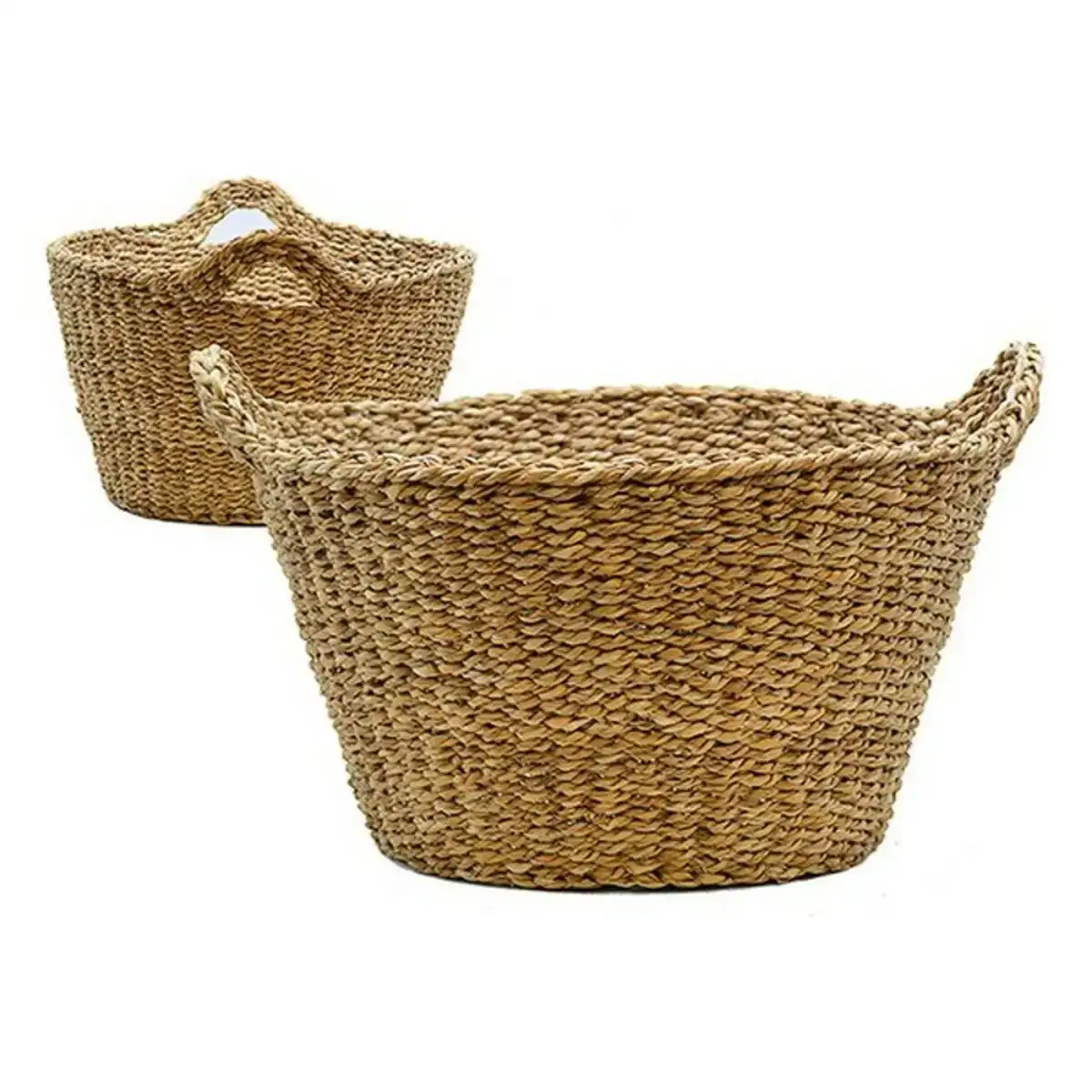 Panier marron 45 l 43 x 26 x 37 cm_8798. DIAYTAR COTE D'IVOIRE - Là où Chaque Produit a son Histoire. Découvrez notre gamme de produits, chacun portant en lui le récit de l'artisanat et de la passion, pour vous offrir une expérience de shopping authentique.