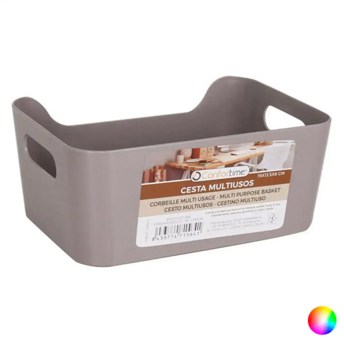 Panier multi usages confortime avec des poignees 19 x 13 5 x 8 cm 33 x 24 x 14 5 cm_9326. DIAYTAR COTE D'IVOIRE - Votre Boutique en Ligne, Votre Identité. Naviguez à travers notre plateforme et choisissez des articles qui expriment qui vous êtes et ce que vous chérissez.