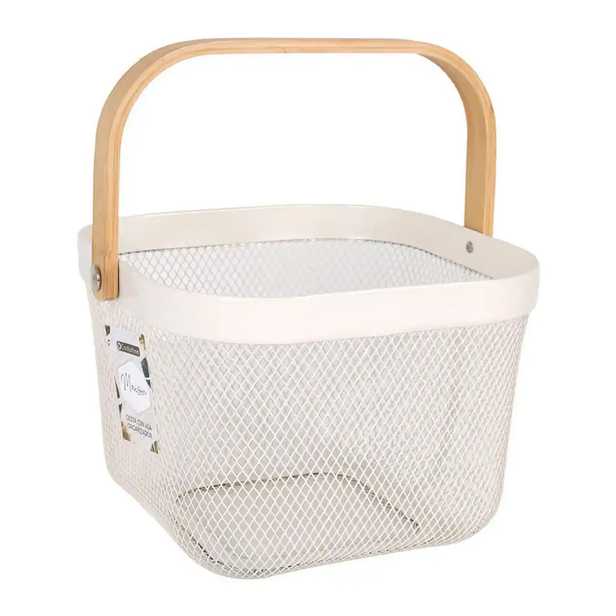 Panier multi usages confortime maison bambou anses 25 x 25 x 18 cm _5405. Bienvenue chez DIAYTAR COTE D'IVOIRE - Où Chaque Objet a sa Propre Histoire. Découvrez notre sélection soigneusement choisie et choisissez des produits qui racontent le patrimoine sénégalais.