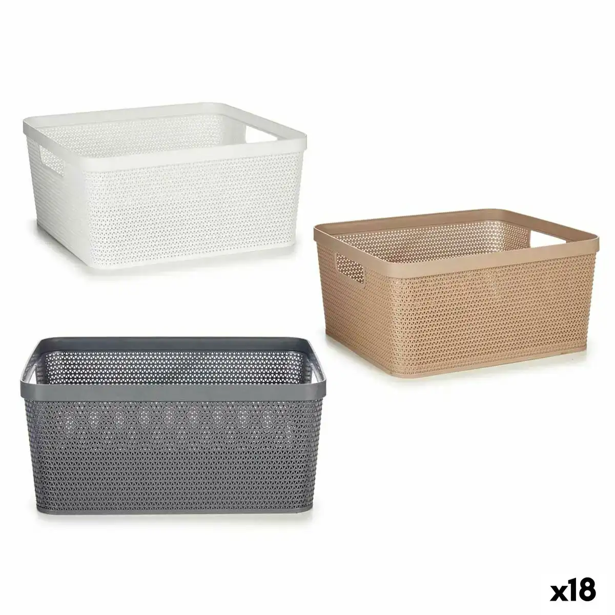 Panier multi usages plastique 10 l 36 x 15 x 29 cm 18 unites _6156. DIAYTAR COTE D'IVOIRE - Votre Destination pour un Shopping Réfléchi. Découvrez notre gamme variée et choisissez des produits qui correspondent à vos valeurs et à votre style de vie.