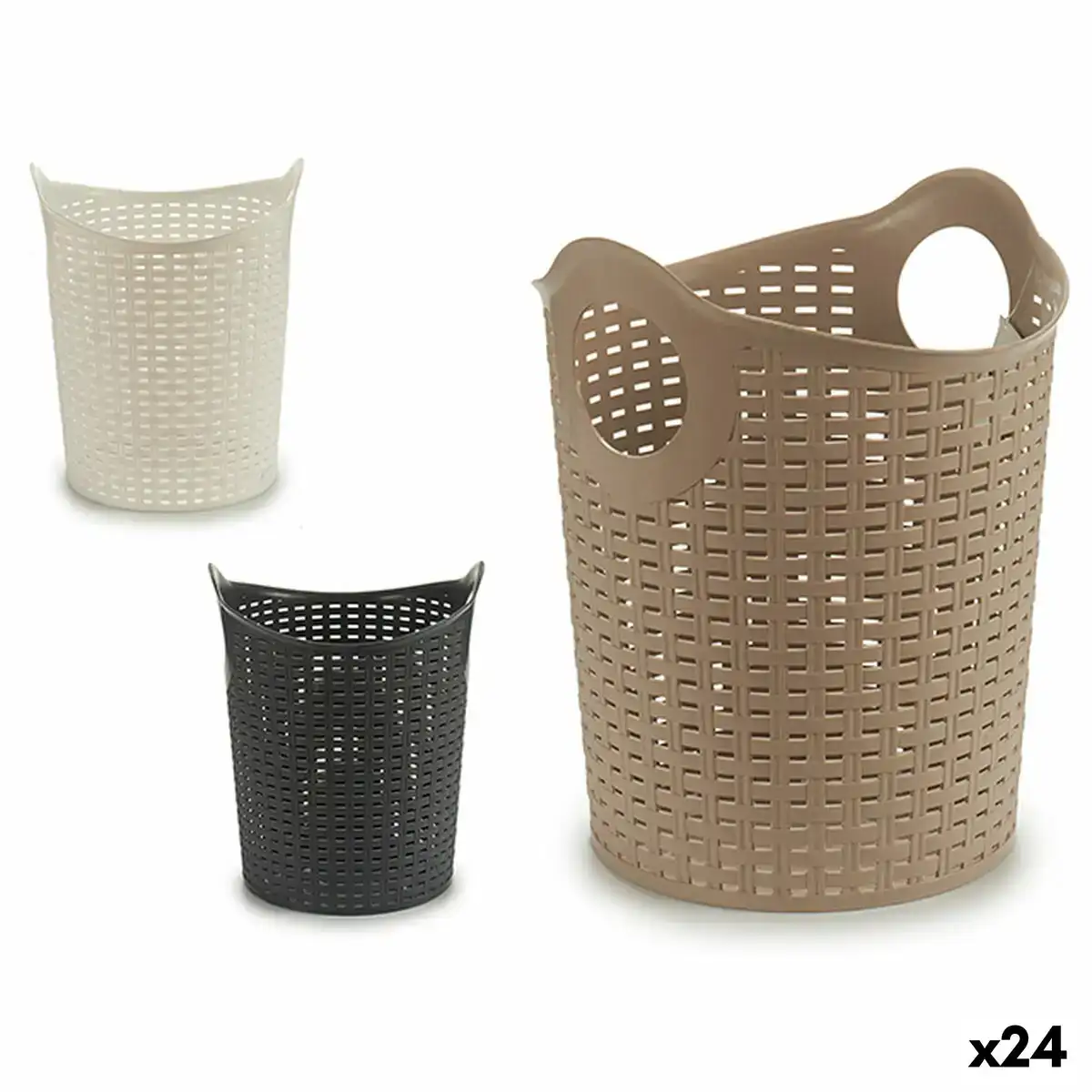 Panier multi usages rond plastique 15 l 27 x 33 3 x 28 cm 24 unites _8683. DIAYTAR COTE D'IVOIRE - Votre Destination pour un Shopping Unique. Parcourez notre catalogue et trouvez des articles qui vous inspirent et vous édifient.