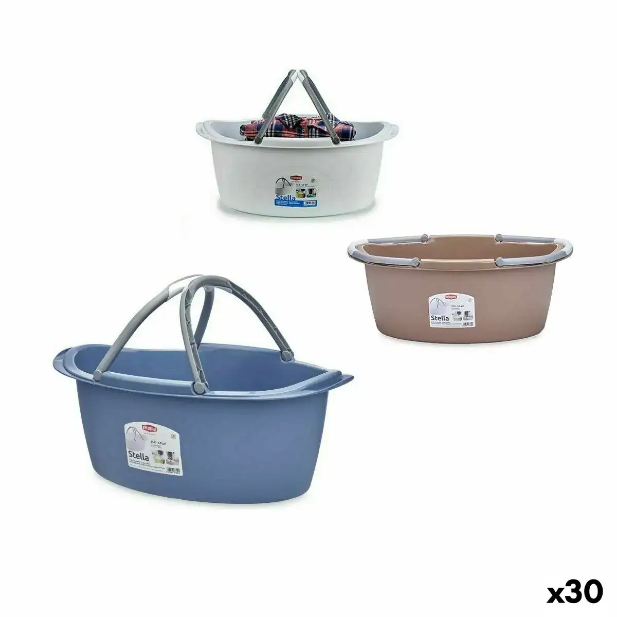 Panier multi usages stefanplast avec des poignees plastique 25 l 59 x 23 x 38 cm 30 unites _9301. Entrez dans l'Univers de DIAYTAR COTE D'IVOIRE - Où Chaque Produit est une Découverte. Explorez notre gamme variée et trouvez des articles qui vous surprennent et vous inspirent.