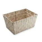 Panier multi usages versa beige 20 x 15 x 30 cm _2654. DIAYTAR COTE D'IVOIRE - Où Choisir Devient une Expérience Personnalisée. Explorez notre boutique en ligne pour découvrir des produits qui s'adaptent à votre style et à votre essence.