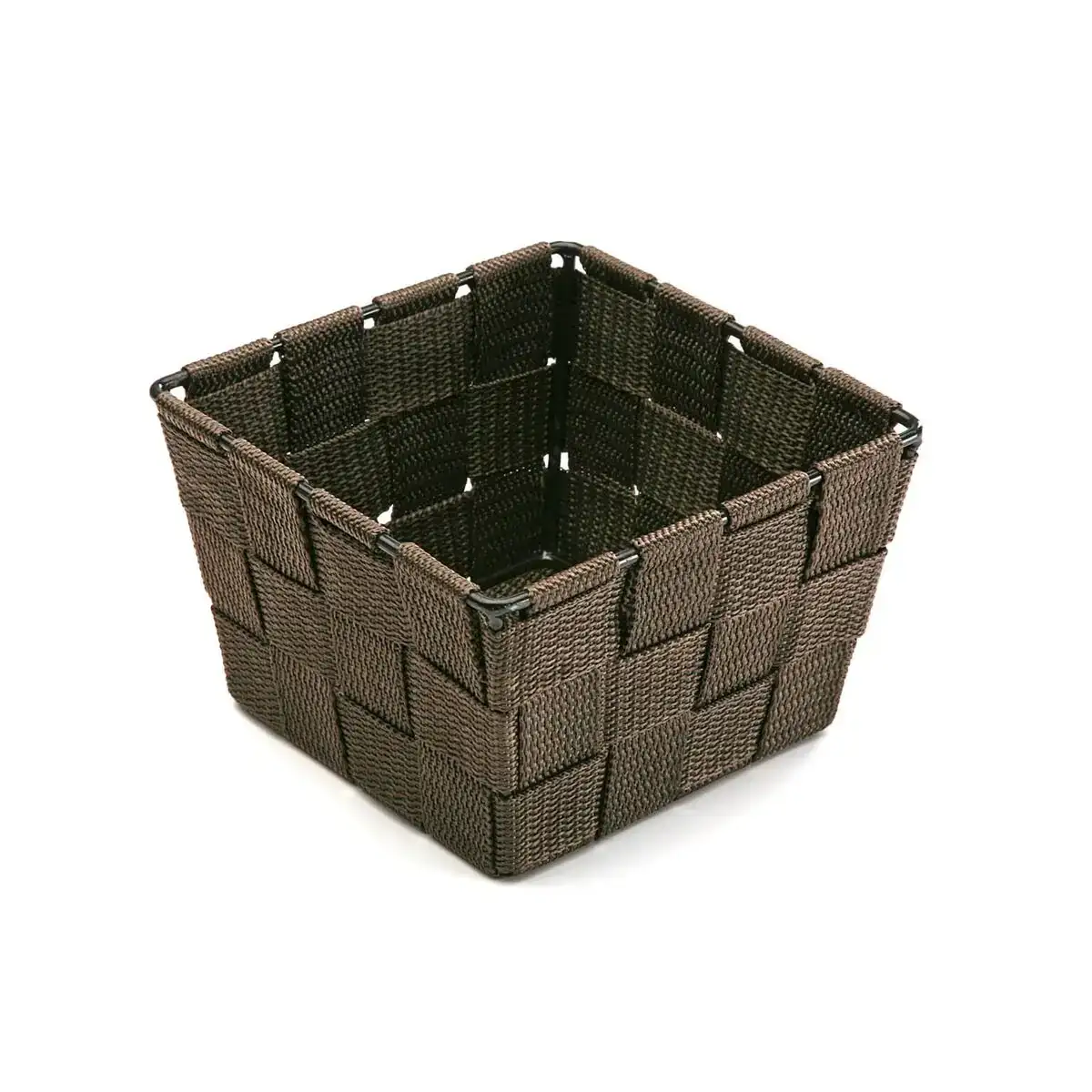 Panier multi usages versa chocolat 14 x 9 x 14 cm _6928. DIAYTAR COTE D'IVOIRE - Où Choisir est une Célébration de l'Artisanat. Explorez notre boutique en ligne et choisissez des articles qui incarnent l'art et le savoir-faire du Côte d'Ivoire.