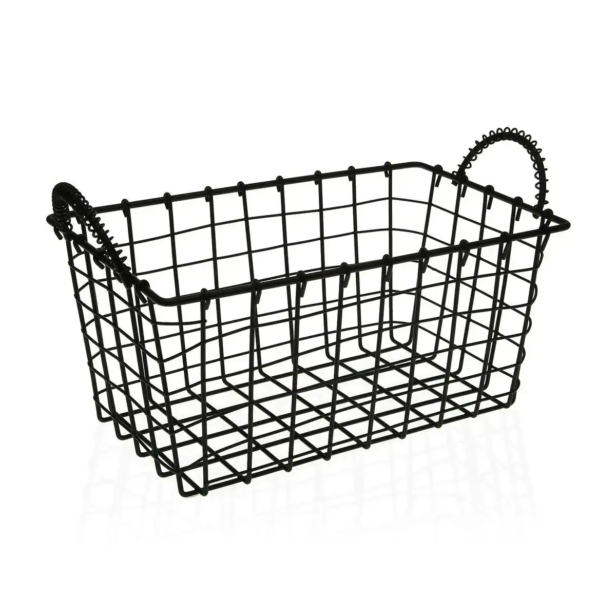 Panier multi usages versa noir acier industriel 23 x 14 5 x 37 cm _5174. DIAYTAR COTE D'IVOIRE - Là où la Découverte est au Rendez-vous. Plongez dans notre catalogue et trouvez des articles qui éveilleront votre curiosité et élargiront vos horizons.