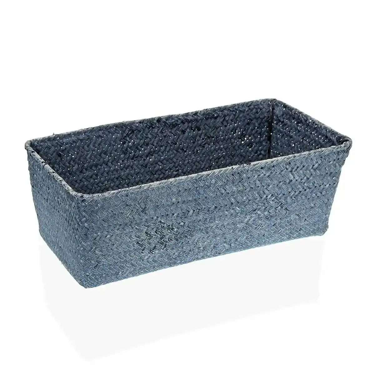 Panier multi usages versa rectangulaire bleu algues marines 16 x 10 x 30 cm _1621. DIAYTAR COTE D'IVOIRE - L'Art de Choisir, l'Art de Vivre. Parcourez notre boutique en ligne et découvrez des produits qui transforment chaque choix en une expérience enrichissante.