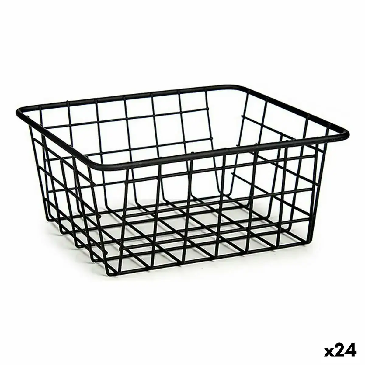 Panier noir acier 20 5 x 8 x 15 5 cm 24 unites _2802. Bienvenue sur DIAYTAR COTE D'IVOIRE - Où l'Élégance Rencontrer la Tradition. Explorez notre gamme variée et trouvez des articles qui marient le chic moderne au charme ancestral.