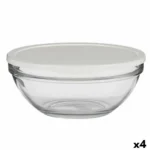 Panier repas rond avec couvercle chefs blanc 2 5 l 23 7 x 10 1 x 23 7 cm 4 unites _2707. DIAYTAR COTE D'IVOIRE - Là où la Beauté Rencontre la Fonctionnalité. Parcourez notre sélection pour trouver des produits qui allient esthétique et praticité, pour un quotidien sublimé.