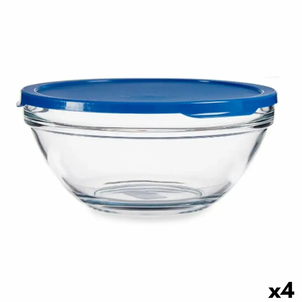 Panier repas rond avec couvercle chefs bleu 2 5 l 23 7 x 10 1 x 23 7 cm 4 unites _5407. DIAYTAR COTE D'IVOIRE - Où l'Élégance Rencontre l'Authenticité. Naviguez à travers notre boutique en ligne et choisissez des produits qui incarnent le style et la tradition du Côte d'Ivoire.