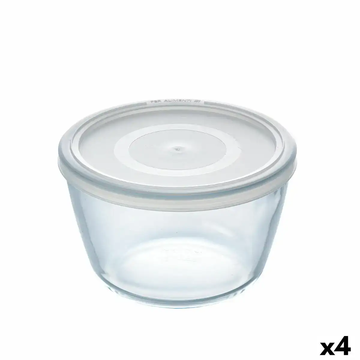 Panier repas rond avec couvercle pyrex cook freeze 1 1 l 15 x 15 x 10 cm transparent silicone verre 4 unites _3559. DIAYTAR COTE D'IVOIRE - Où l'Élégance Rencontre l'Authenticité. Naviguez à travers notre boutique en ligne et choisissez des produits qui incarnent le style et la tradition du Côte d'Ivoire.
