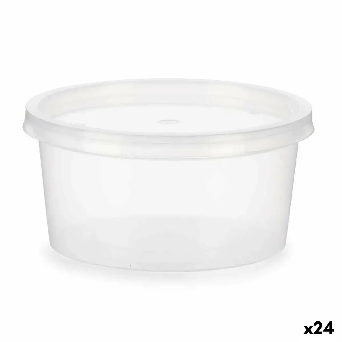 Panier repas rond avec couvercle transparent polypropylene 500 ml 12 5 x 6 2 x 12 5 cm 24 unites _5444. DIAYTAR COTE D'IVOIRE - Où Choisir est un Plaisir Responsable. Explorez notre boutique en ligne et adoptez des produits qui reflètent notre engagement envers la durabilité.