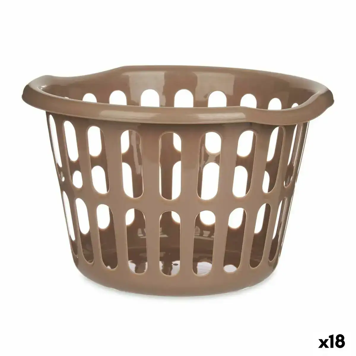 Panier taupe polypropylene 27 l 40 x 25 x 40 cm 18 unites _3404. Bienvenue chez DIAYTAR COTE D'IVOIRE - Où le Shopping Devient un Plaisir. Découvrez notre boutique en ligne et trouvez des trésors qui égaieront chaque jour de votre vie.
