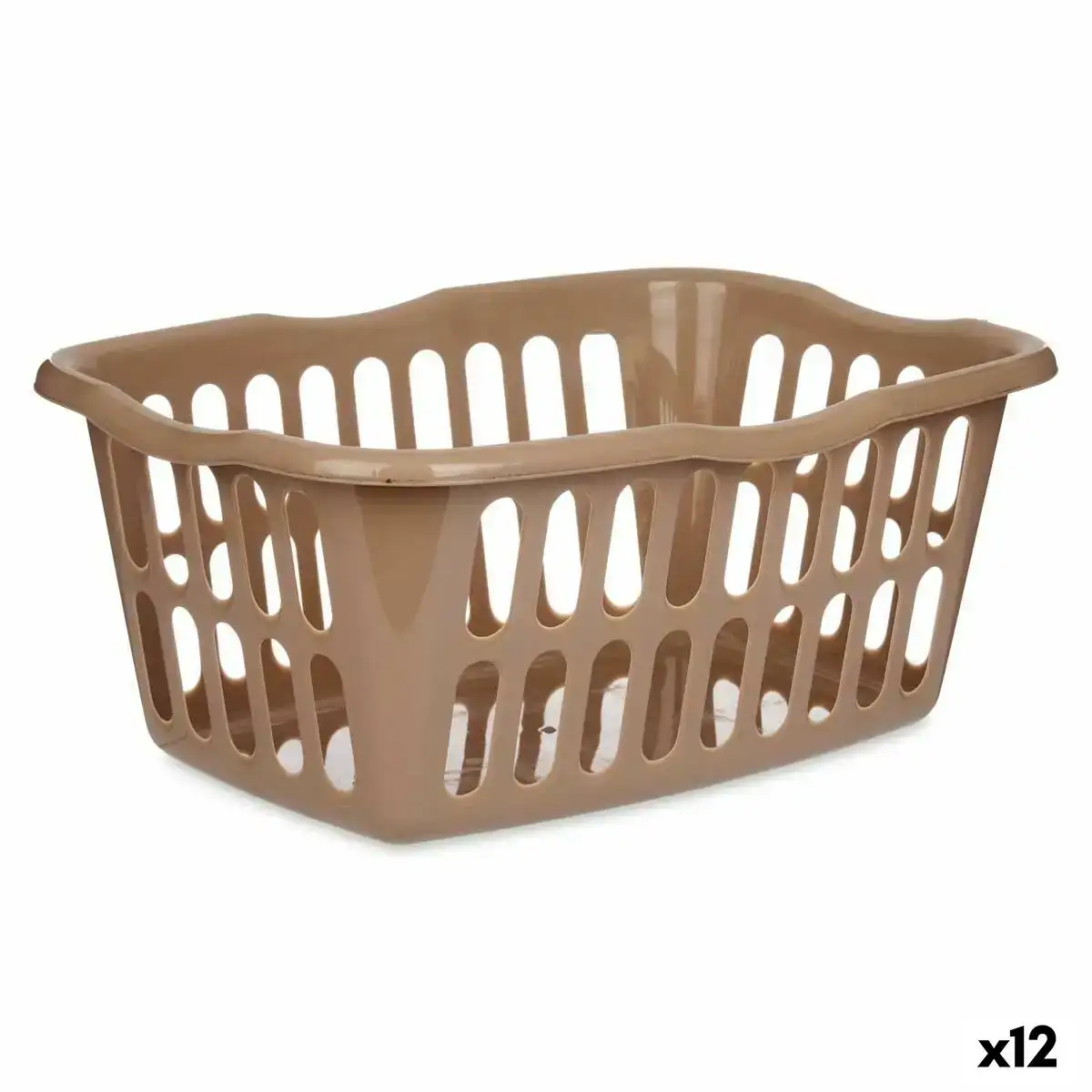 Panier taupe polypropylene 50 l 58 x 24 x 42 cm 12 unites _7848. DIAYTAR COTE D'IVOIRE - Là où Vos Rêves Prendent Forme. Plongez dans notre catalogue diversifié et trouvez des produits qui enrichiront votre quotidien, du pratique à l'exceptionnel.