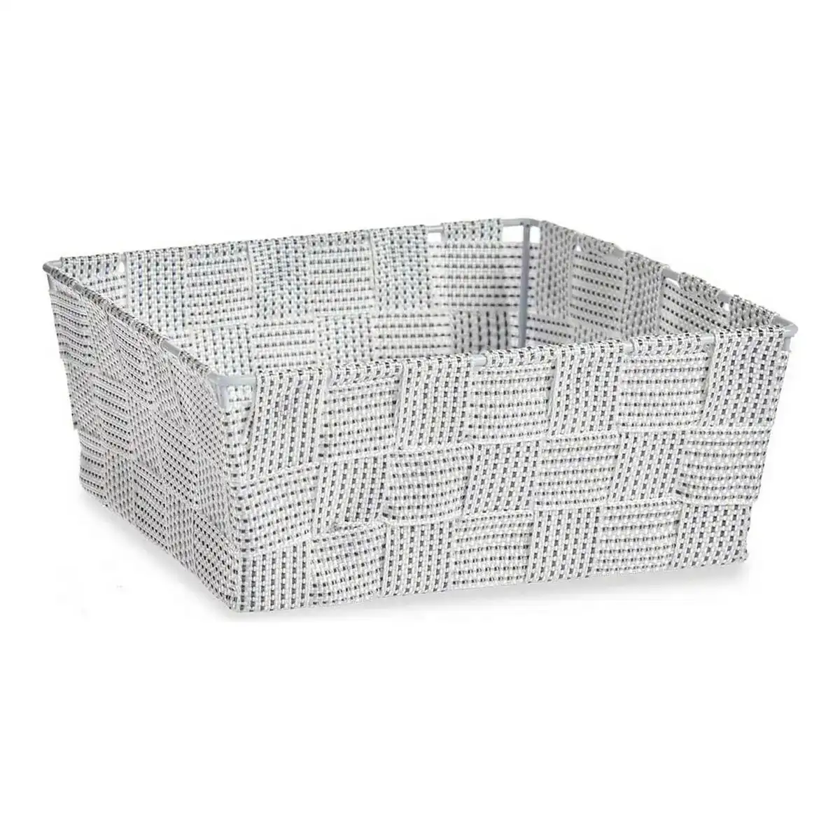 Panier tressee 18 x 8 x 21 cm blanc 1 7 l_2669. Bienvenue chez DIAYTAR COTE D'IVOIRE - Où Votre Shopping Prend Vie. Découvrez notre univers et dénichez des trésors qui ajoutent de la couleur à votre quotidien.