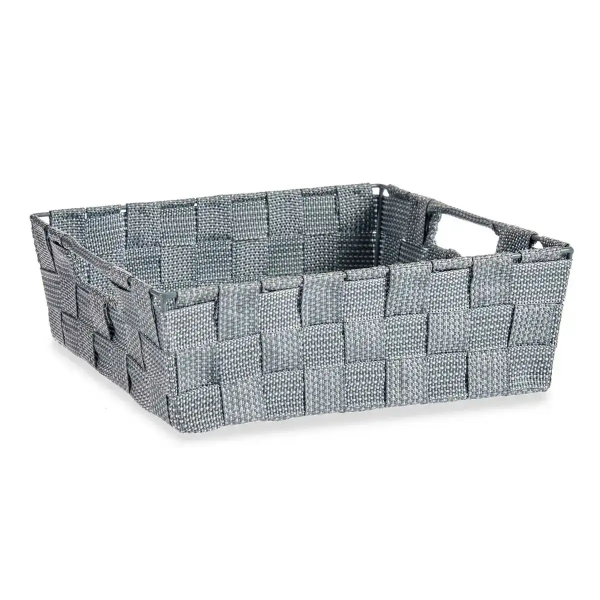 Panier tressee 23 x 8 x 27 cm gris tissu_6448. Entrez dans l'Univers de DIAYTAR COTE D'IVOIRE - Où l'Élégance Rencontre la Tradition. Explorez notre gamme variée et trouvez des articles qui ajoutent une touche de sophistication à votre vie.