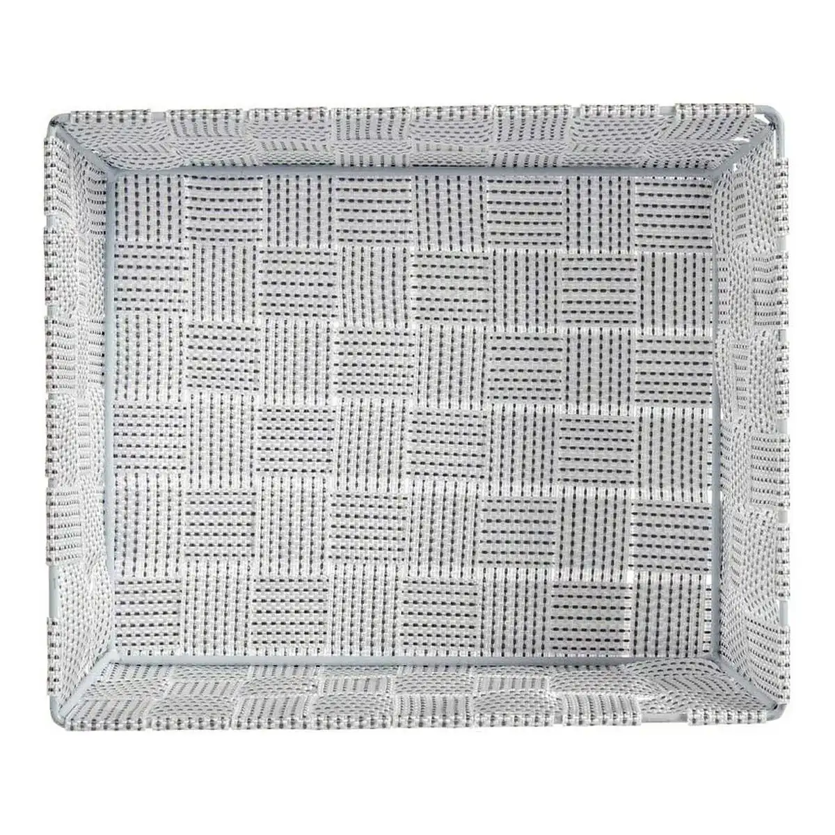 Panier tressee tissu blanc_5784. DIAYTAR COTE D'IVOIRE - L'Art de Trouver ce que Vous Aimez. Plongez dans notre assortiment varié et choisissez parmi des produits qui reflètent votre style et répondent à vos besoins.