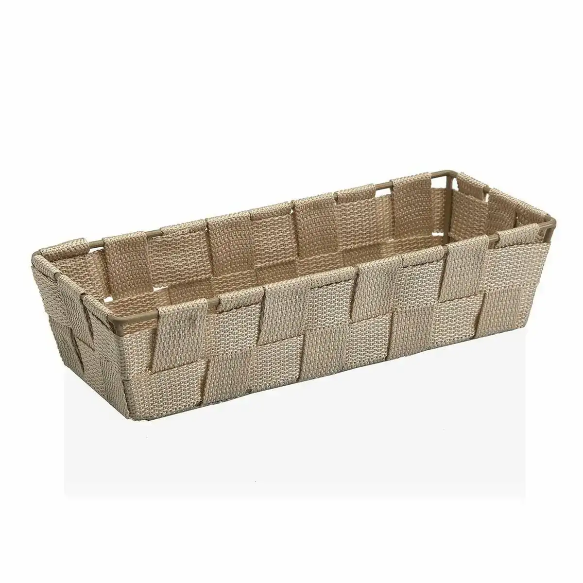 Panier Versa Beige Moyen Textile (19 x 9 x 19 cm)