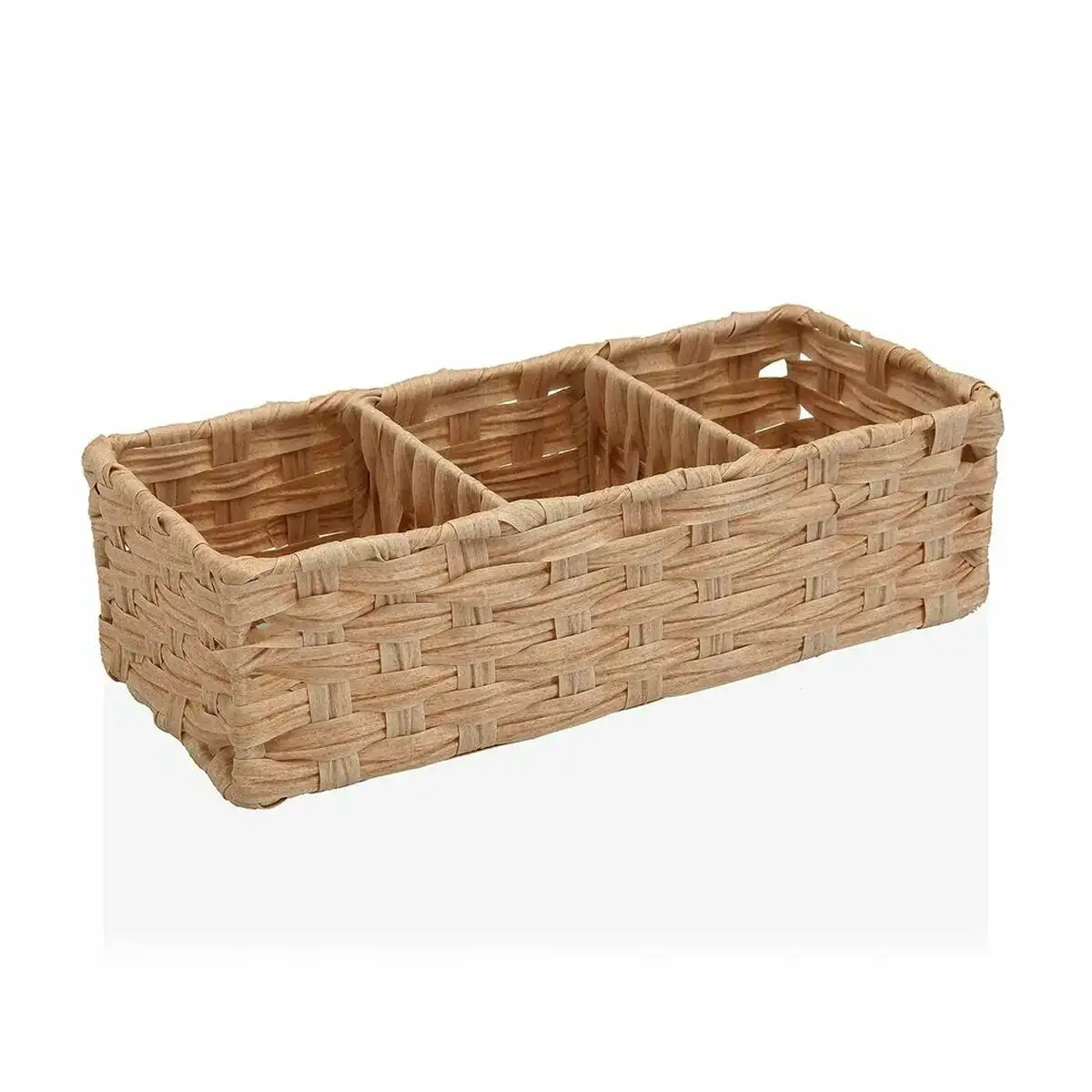 Panier versa marron clair 3 compartiments polyethylene 15 2 x 10 2 x 35 6 cm _6756. Bienvenue sur DIAYTAR COTE D'IVOIRE - Où le Shopping est une Affaire Personnelle. Découvrez notre sélection et choisissez des produits qui reflètent votre unicité et votre individualité.