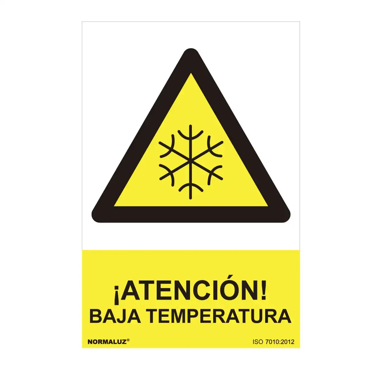 Panneau normaluz atencion baja temperatura pvc 30 x 40 cm _9907. DIAYTAR COTE D'IVOIRE - Là où Choisir est un Acte d'Amour pour le Côte d'Ivoire. Explorez notre gamme et choisissez des produits qui célèbrent la culture et l'artisanat du pays.