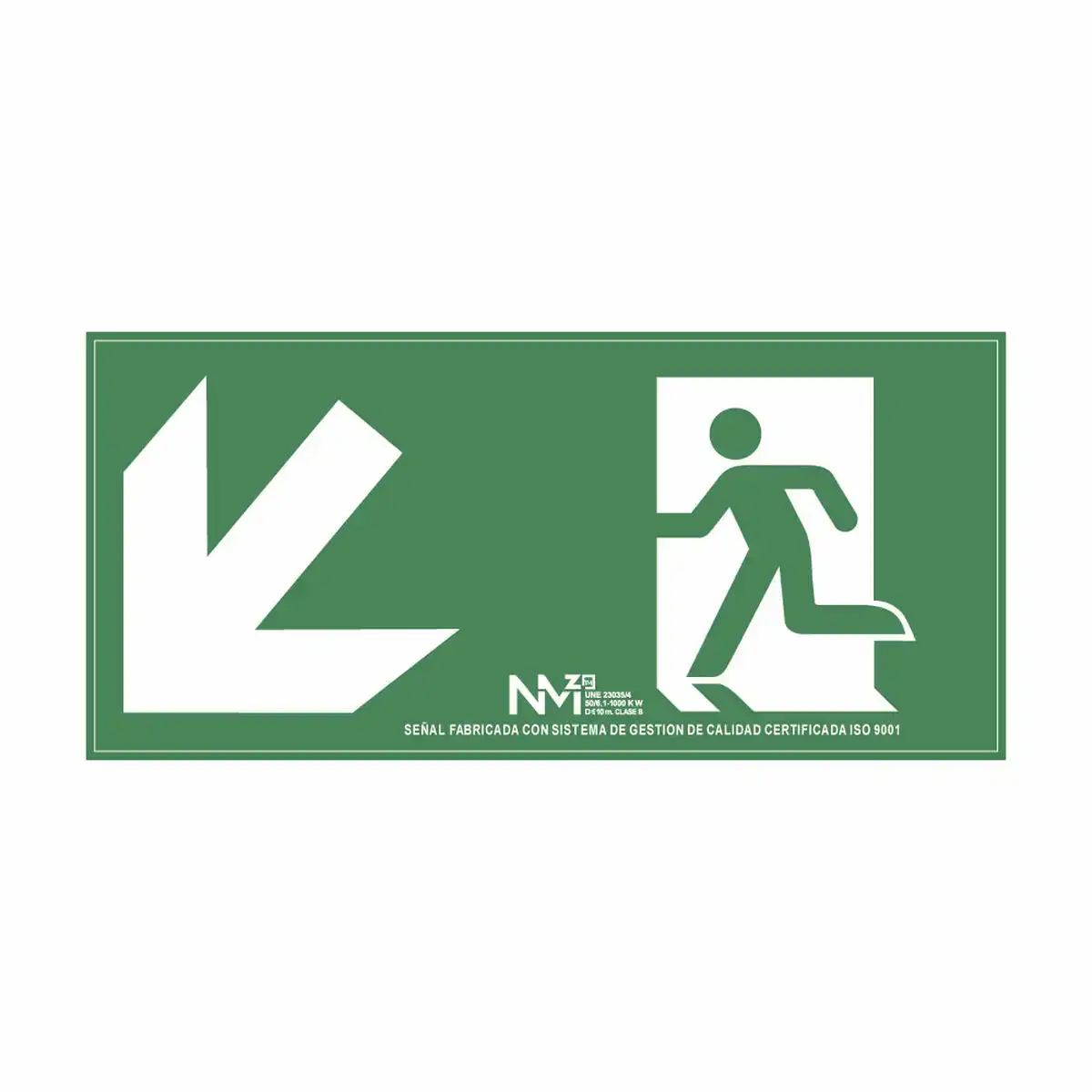 Panneau normaluz evacuacion escalera abajo izquierda pvc 32 x 16 cm_9511. Plongez dans le Monde de DIAYTAR COTE D'IVOIRE - Où Chaque Article Raconte une Histoire. Explorez notre vaste assortiment et choisissez des produits qui vous parlent et reflètent votre style unique.