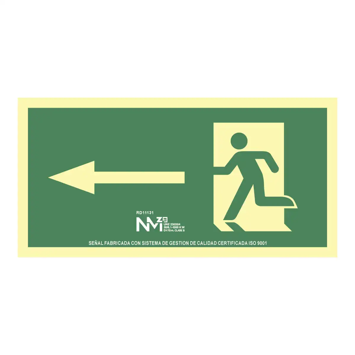 Panneau normaluz evacuacion flecha izquierda pvc 32 x 16 cm _6235. Plongez dans l'Expérience DIAYTAR COTE D'IVOIRE - Où Chaque Produit a une Histoire. Explorez notre boutique en ligne pour trouver des articles qui incarnent la passion et la créativité du Côte d'Ivoire.