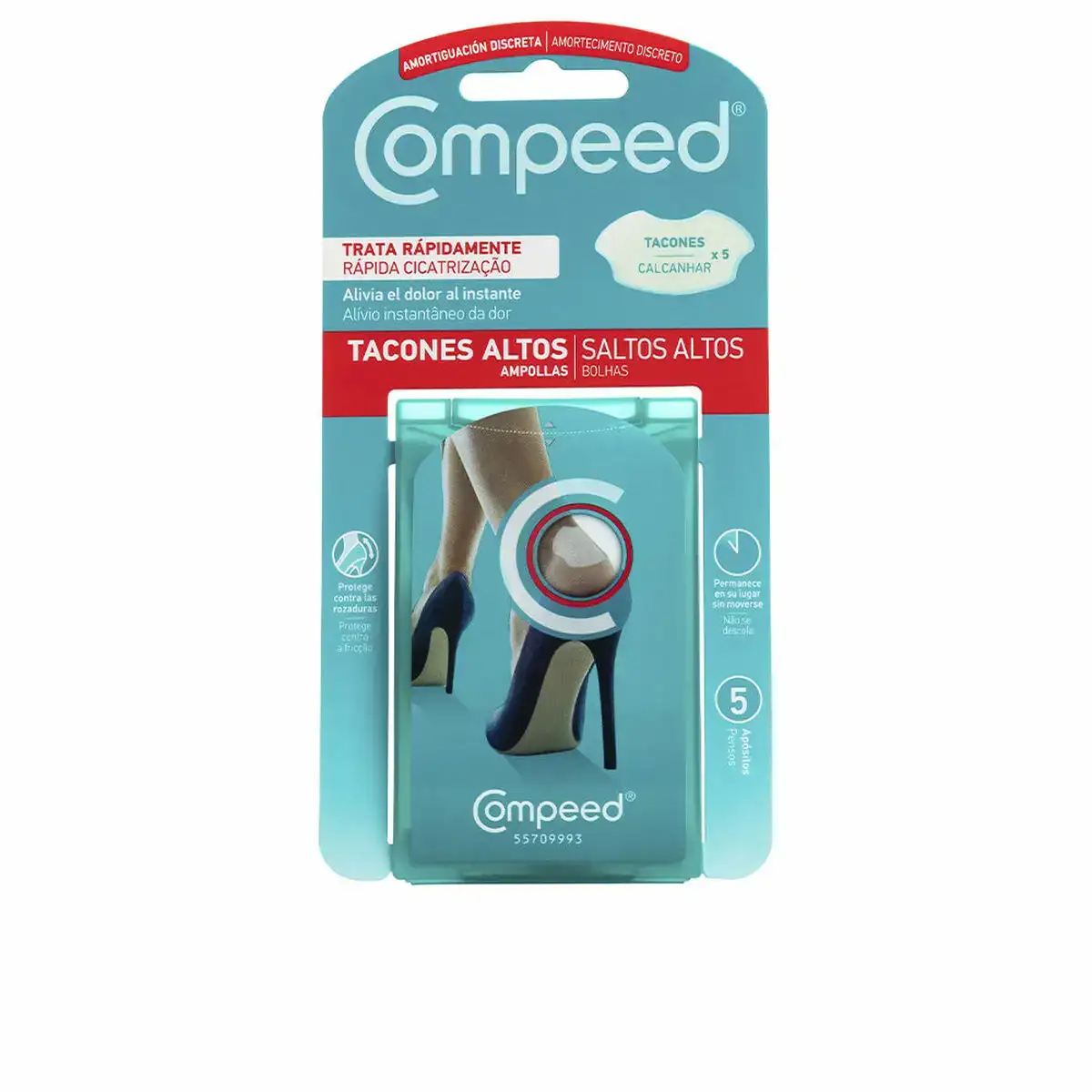 Pansements pour ampoules compeed talon 5 unites_7173. DIAYTAR COTE D'IVOIRE - Votre Destination Shopping d'Exception. Parcourez nos rayons virtuels et choisissez des produits qui incarnent l'excellence et la diversité.