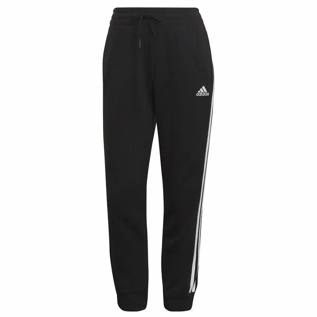Pantalon de sport long adidas essentials studio lounge cuffed 3 stripes femme noir_2647. DIAYTAR COTE D'IVOIRE - Votre Source d'Inspiration Shopping. Parcourez nos rayons et trouvez des articles qui vous inspirent, que ce soit pour votre style, votre maison ou votre vie quotidienne.