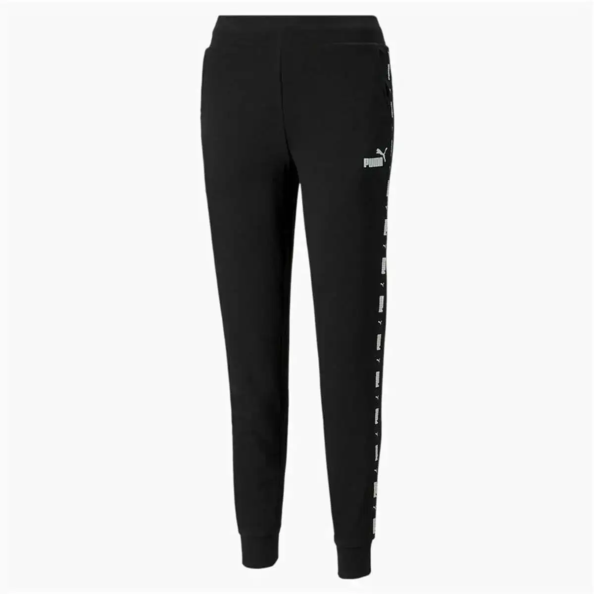 Pantalon de sport long puma power tape w noir femme_3137. DIAYTAR COTE D'IVOIRE - Où Chaque Produit a son Histoire à Raconter. Parcourez notre catalogue et découvrez des articles qui portent en eux la passion et l'histoire du Côte d'Ivoire.