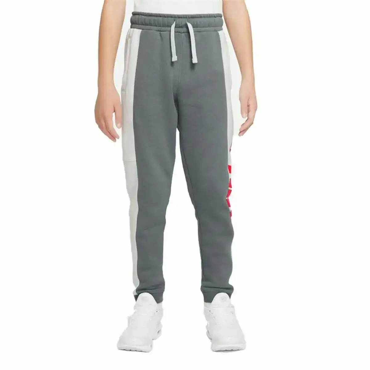 Pantalons de survetement pour enfants nike sportswear blanc gris fonce_2582. DIAYTAR COTE D'IVOIRE - L'Art de Vivre le Shopping Authentique. Découvrez notre boutique en ligne et trouvez des produits qui incarnent la passion et le savoir-faire du Côte d'Ivoire.