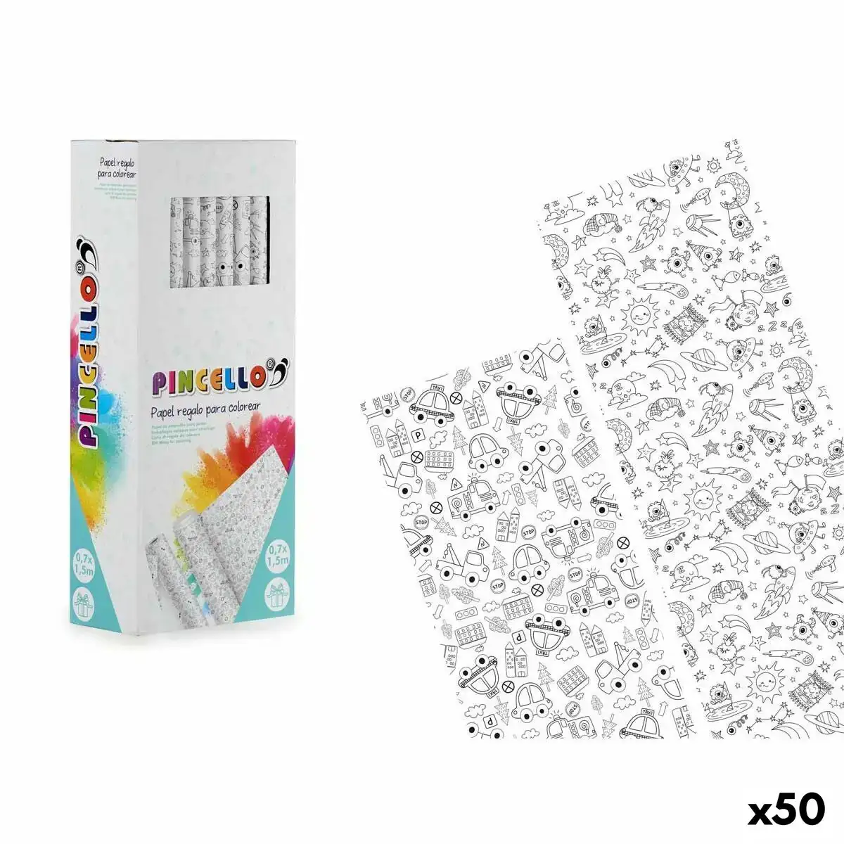 Papier cadeau 0 7 x 1 5 m extraterrestre voitures 50 unites_9144. DIAYTAR COTE D'IVOIRE - Où la Tradition s'Harmonise avec le Moderne. Parcourez notre gamme diversifiée et choisissez des produits qui révèlent l'âme du Côte d'Ivoire.