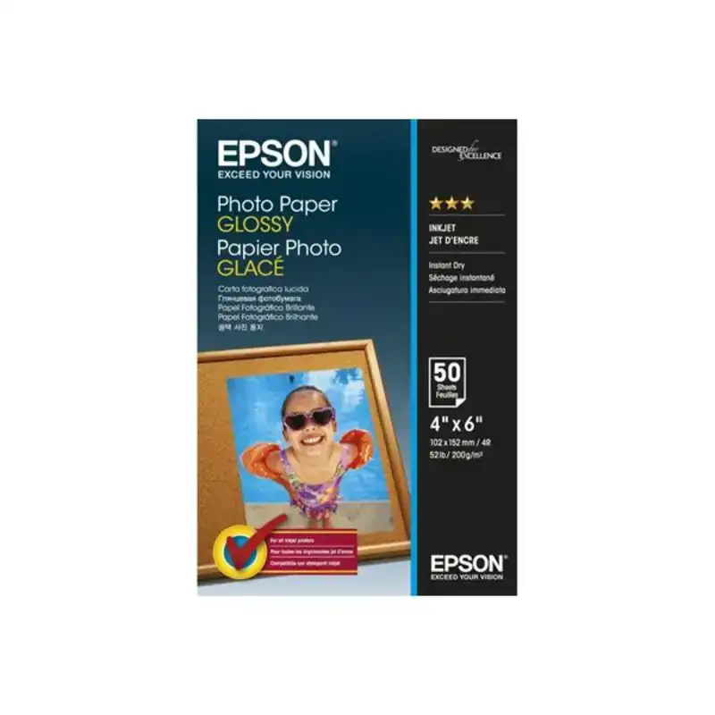 Papier epson c13s042547 brillo 10 x 15 cm _6490. DIAYTAR COTE D'IVOIRE - Où Chaque Produit est une Promesse de Qualité. Explorez notre boutique en ligne et choisissez des produits qui répondent à vos exigences élevées.